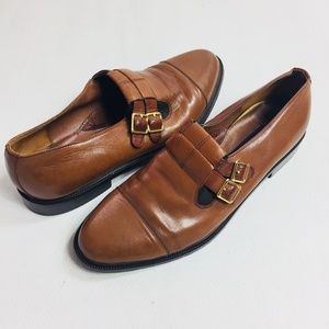 FRATELLI PSF Dress Shoes Oxford Leather Cap Toe